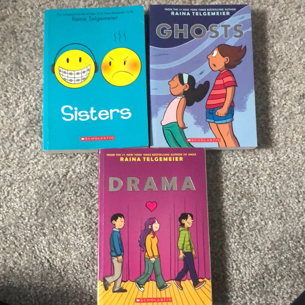 3 Raina Telgemeier books
